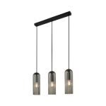 Nordlux Miella 3-Rail Pendellampa Glas Smoke | Passande för 3x E27