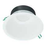 Philips LED Downlight Coreline DN142B Aluminium Vit 11W 1200lm 60D - 830 Varm Vit | Utskärning   155mm - IP20 - Dimbar - Vit Reflektor