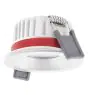 Ledvance LED Spot Fire Rated Aluminium Vit 8W 680lm 36D - 930 Varm Vit | Utskärning   68mm - IP65 - Bästa färgåtergivning - Dimbar